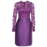 Pre-owned Lace dresses Carolina Herrera Pre-owned , Purple , Dames