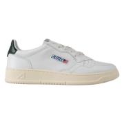 Retro-geïnspireerde Medalist Leren Sneakers Autry , White , Heren