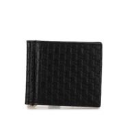 Pre-owned Leather wallets Gucci Vintage , Black , Dames