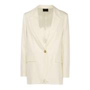 Elegante witte blazer voor vrouwen Pinko , White , Dames