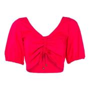 Mouwloze Top Fuchsia/Violet Zomer Vrouwen Pinko , Purple , Dames