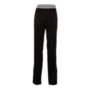 Elegante Satijnen Broek voor Dames Pinko , Black , Dames