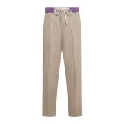 Brede broek Palm Angels , Beige , Heren