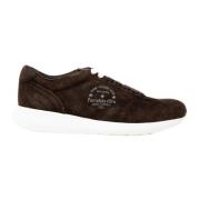 Heren Sneakers Low Shiny Wax Pantofola d'Oro , Brown , Heren