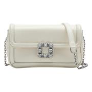 Kleine Schoudertas Viv' Jeu Roger Vivier , White , Dames