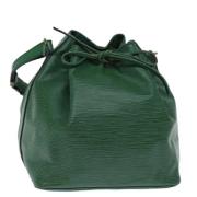 Pre-owned Leather louis-vuitton-bags Louis Vuitton Vintage , Green , D...