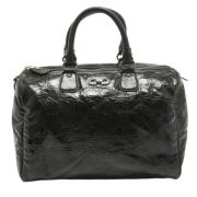 Pre-owned Leather handbags Salvatore Ferragamo Pre-owned , Black , Dam...