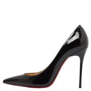 Pre-owned Leather heels Christian Louboutin Pre-owned , Black , Dames