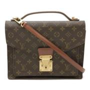 Pre-owned Canvas louis-vuitton-bags Louis Vuitton Vintage , Brown , Da...