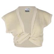 Pre-owned Wool tops Jacquemus Pre-owned , Beige , Dames