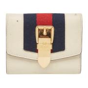 Pre-owned Leather wallets Gucci Vintage , White , Dames