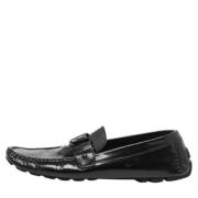 Pre-owned Leather flats Louis Vuitton Vintage , Black , Heren