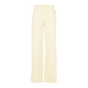 Witte Gelato Damesbroek Winterstijl Pinko , White , Dames