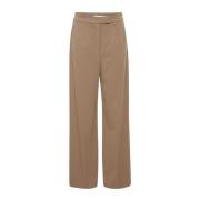 Wijde Pijp Walnoot Broek b.young , Brown , Dames