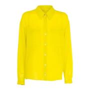 Gele Zomer Shirt voor Vrouwen Patrizia Pepe , Yellow , Dames