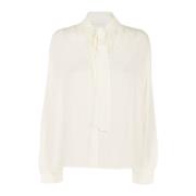 Witte Damesoverhemd Outlet Prijs Pinko , White , Dames