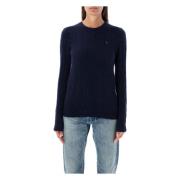 Julianna Kabelgebreide Trui - Hunter Navy Aw23 Ralph Lauren , Blue , D...