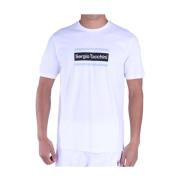 Witte Katoenen TShirt - Lared Sergio Tacchini , White , Heren