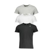 Elegant driepack T-shirts K-Way , Multicolor , Heren