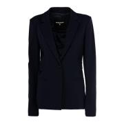 Dames Blazer Blauw Elegant Casual Stijl Patrizia Pepe , Blue , Dames