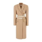 Stijlvolle Jassen voor Elke Gelegenheid Sportmax , Beige , Dames