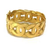 Pre-owned Metal chanel-jewelry Chanel Vintage , Yellow , Dames