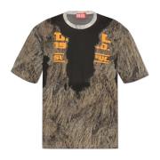 T-shirt T-Boxt-Jas Diesel , Multicolor , Heren