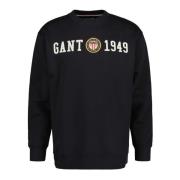 Stijlvolle Gebreide Collectie Gant , Black , Heren