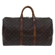 Pre-owned Canvas travel-bags Louis Vuitton Vintage , Brown , Dames