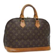 Pre-owned Canvas handbags Louis Vuitton Vintage , Brown , Dames