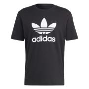 Trefoil T-shirt Adidas , Black , Heren