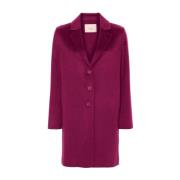 Stijlvolle Jassen voor Vrouwen Twinset , Purple , Dames