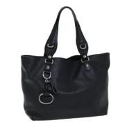 Pre-owned Canvas totes Gucci Vintage , Black , Dames