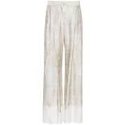 Woestijn Off White Broek Ermanno Scervino , Beige , Dames