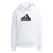 Toekomstige iconen Badge of Sport Bomber Hoodie Adidas , White , Dames