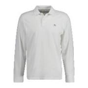 Casual Katoenen T-shirt Gant , White , Heren