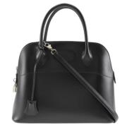 Pre-owned Leather hermes-bags Hermès Vintage , Black , Dames