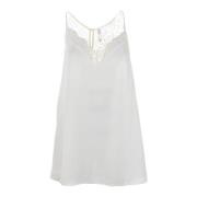 Elegante witte kanten top Sun68 , White , Dames