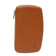 Pre-owned Leather wallets Louis Vuitton Vintage , Brown , Dames