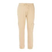 Heren Katoenen Sweatpants Zand/Beige Liu Jo , Beige , Heren