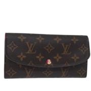 Pre-owned Canvas wallets Louis Vuitton Vintage , Brown , Dames