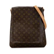 Pre-owned Canvas louis-vuitton-bags Louis Vuitton Vintage , Brown , Da...