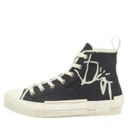 Pre-owned Canvas sneakers Dior Vintage , Black , Heren