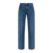 Jeans met logo Ami Paris , Blue , Dames