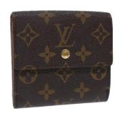 Pre-owned Canvas wallets Louis Vuitton Vintage , Brown , Dames