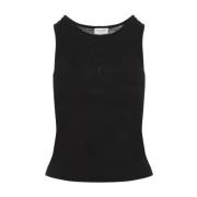 Noir Tank Top Saint Laurent , Black , Dames