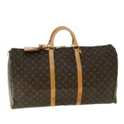 Pre-owned Canvas travel-bags Louis Vuitton Vintage , Brown , Dames