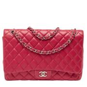 Pre-owned Leather shoulder-bags Chanel Vintage , Red , Dames