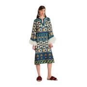 Veren Kaftan Jurk La DoubleJ , Multicolor , Dames