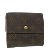 Pre-owned Canvas wallets Louis Vuitton Vintage , Brown , Dames